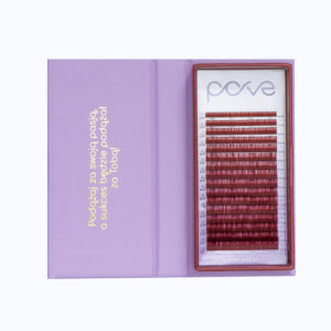 Lashes red brown, rzesy brazowe