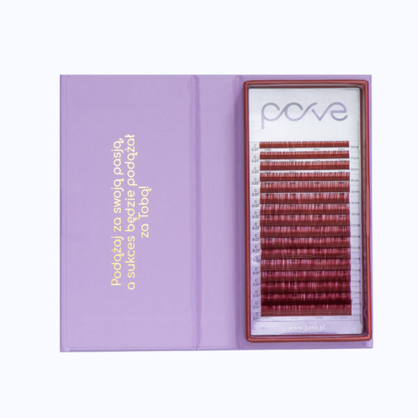 Lashes red brown, rzesy brazowe