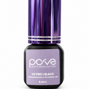 Czarny klej UV do rzęs UV PRO 1 BLACK POVE 5 ml